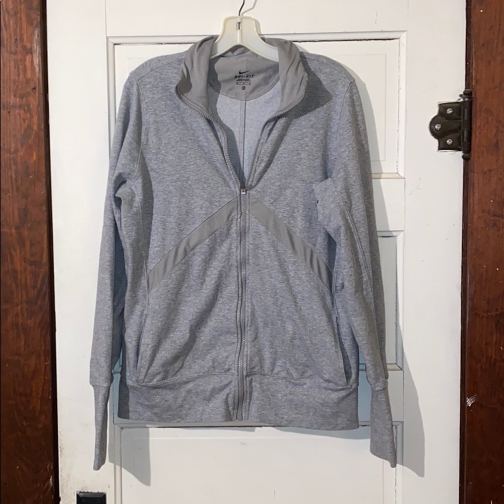 EUC Nike Dri Fit zip up jacket